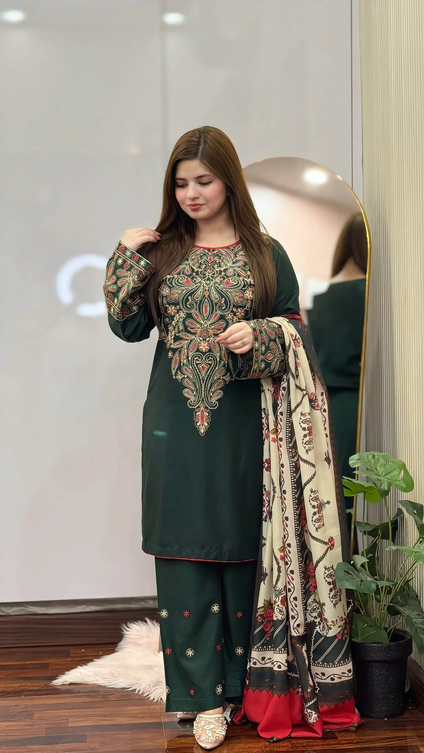 DINAR EMBROIDERY 3PC