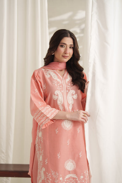 RIWAYAT Embroidered 3PC Farshi Suit