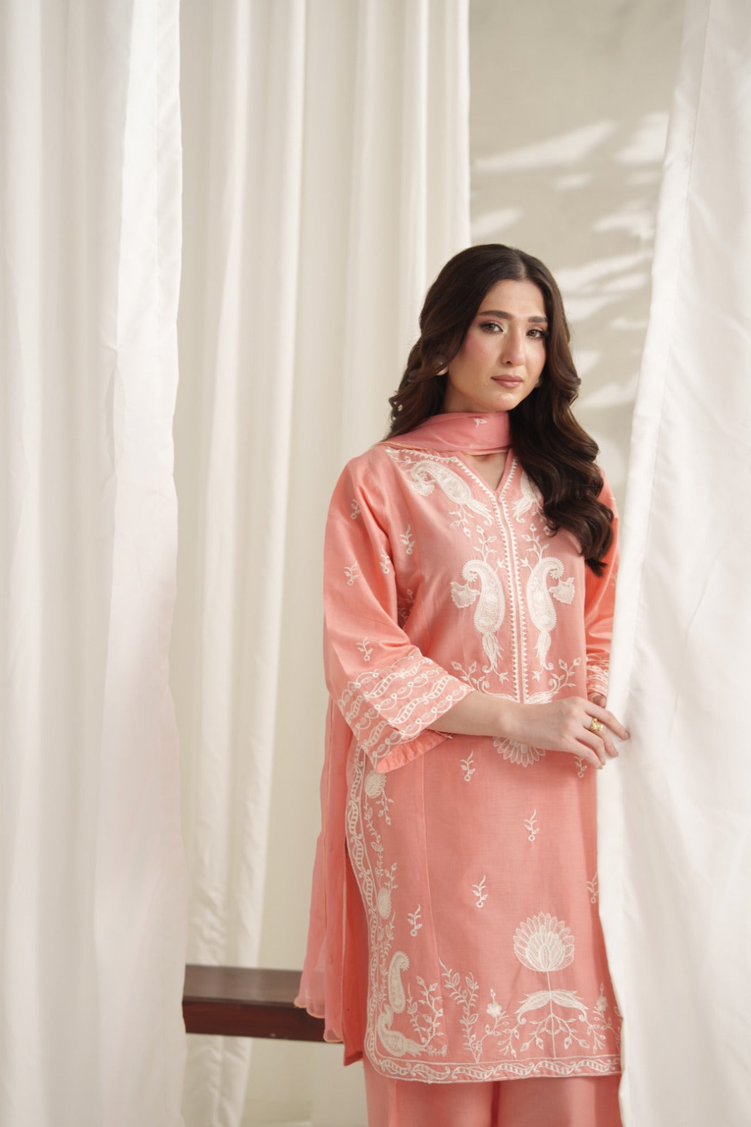 RIWAYAT Embroidered 3PC Farshi Suit