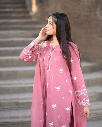 NAZNEEN Embroidered 3PC Lawn Suit