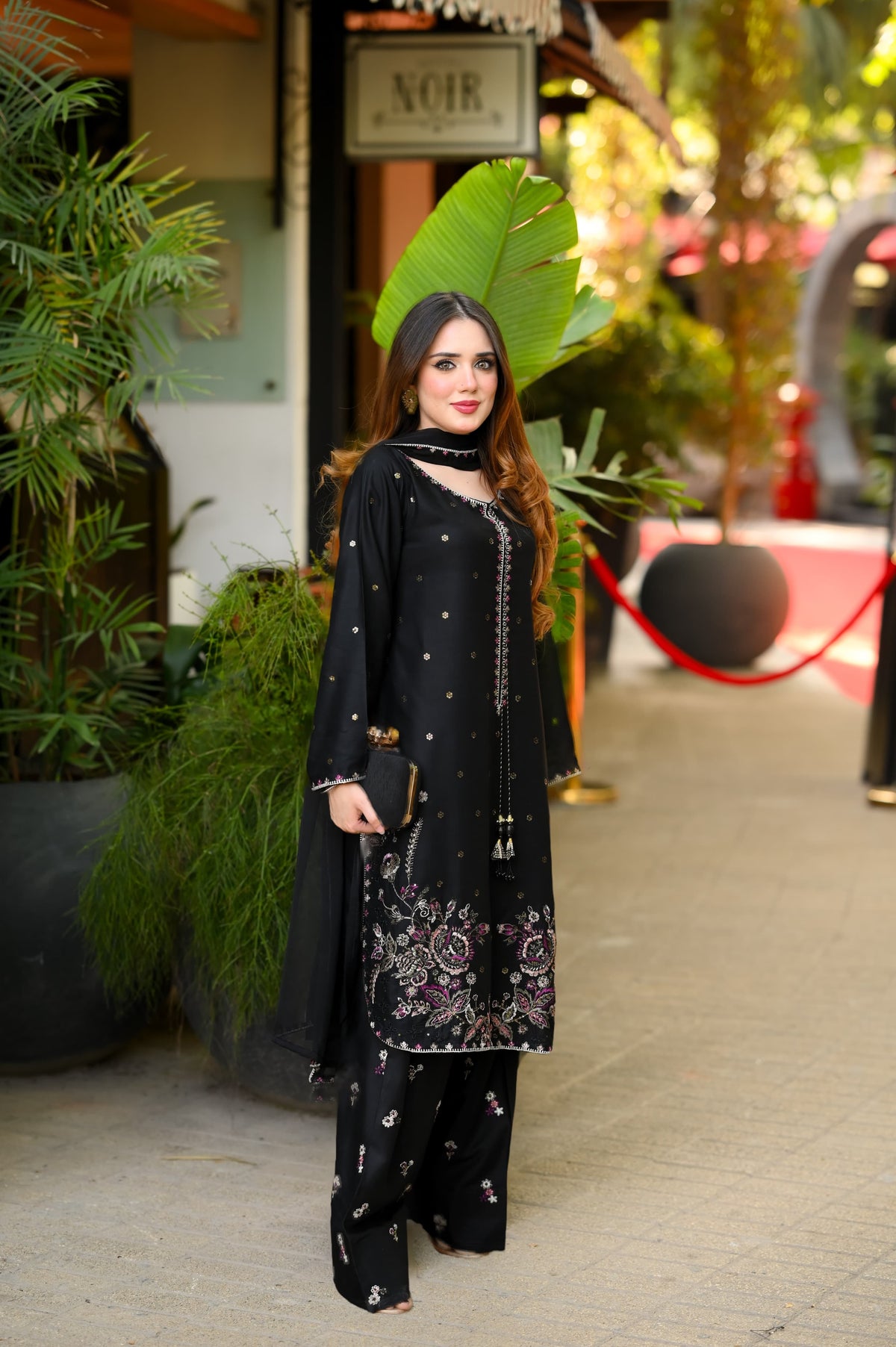 ZARQA Embroidered 3PC Farshi Suit