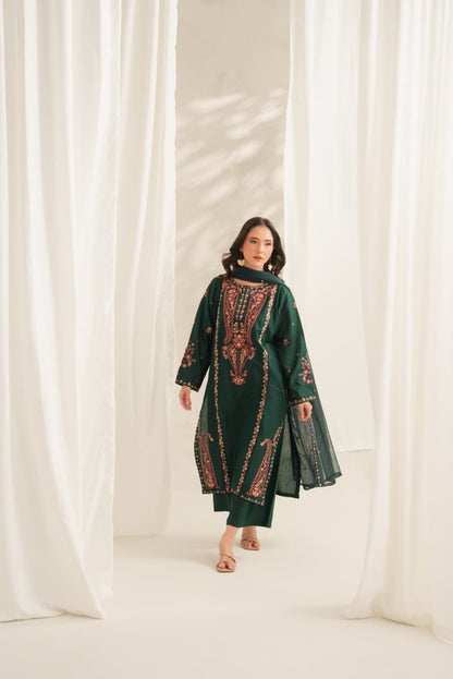SOHA Embroidered 3PC Plazo Suit
