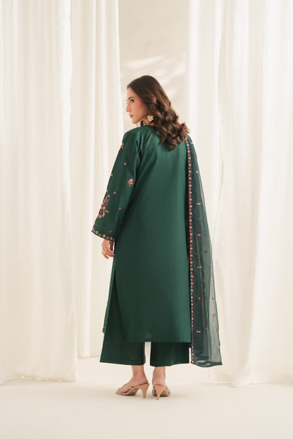 SOHA Embroidered 3PC Plazo Suit