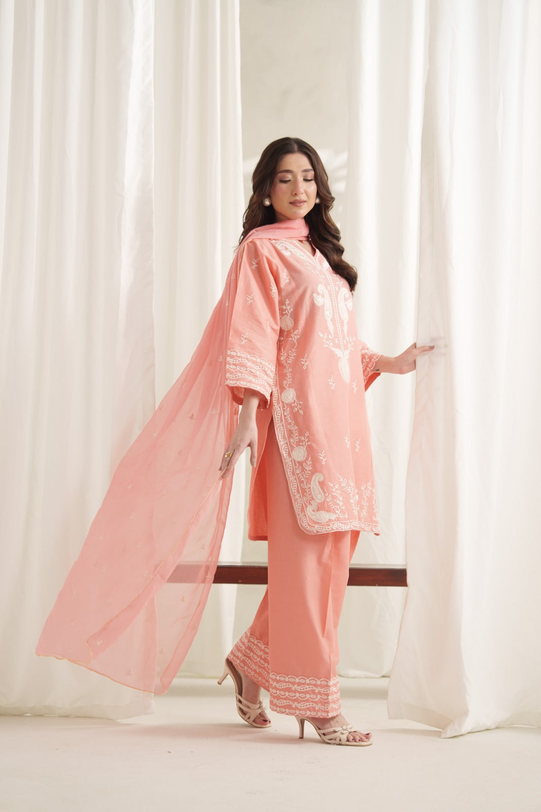 RIWAYAT Embroidered 3PC Farshi Suit