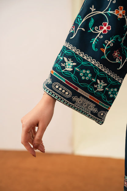 SAJJAL EMBROIDERED 3PC (FARSHI)