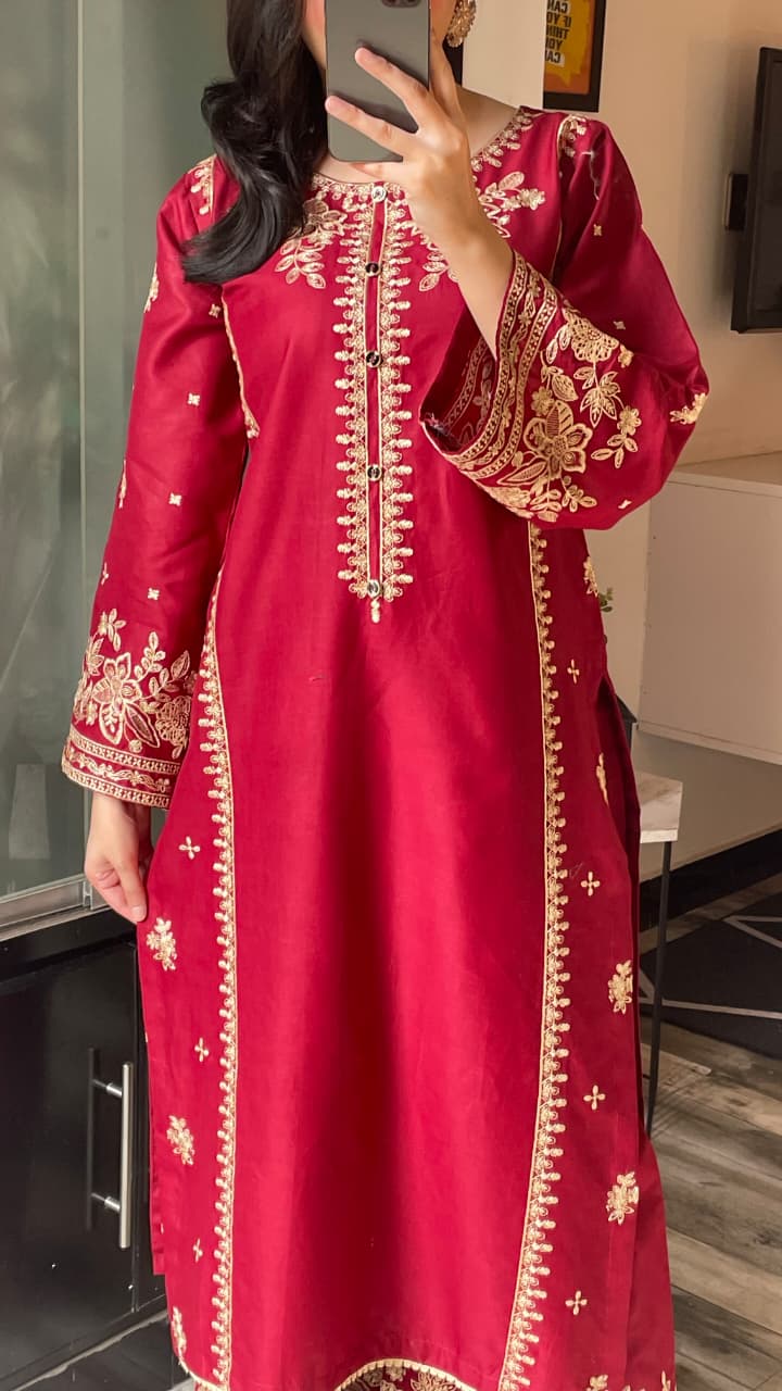 SAJNI EMBROIDERY 2PC