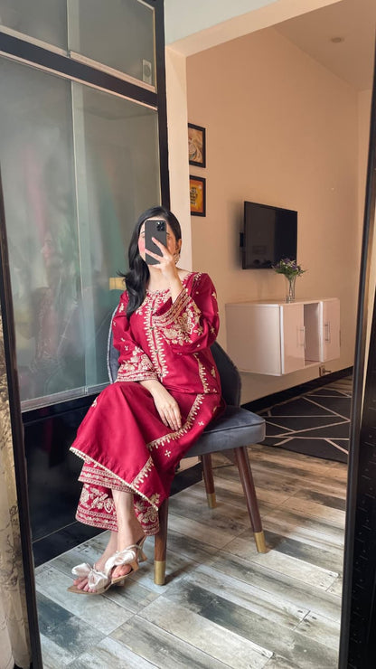 SAJNI EMBROIDERY 2PC