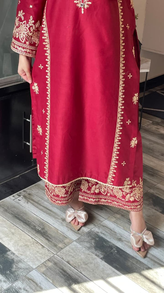 SAJNI EMBROIDERY 2PC