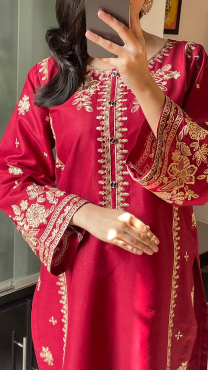SAJNI EMBROIDERY 2PC