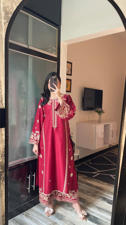 SAJNI EMBROIDERY 2PC