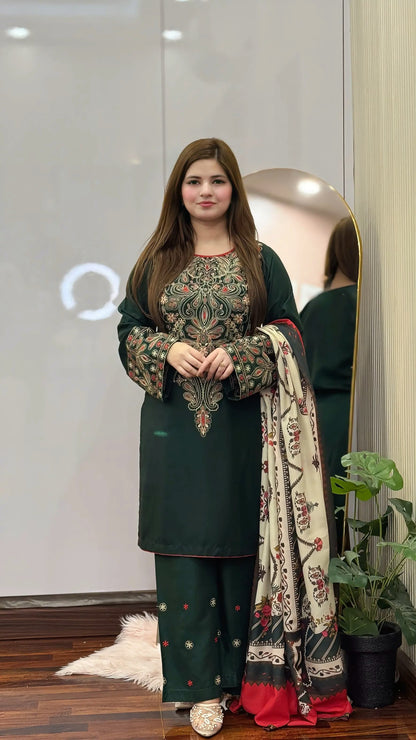 DINAR EMBROIDERY 3PC