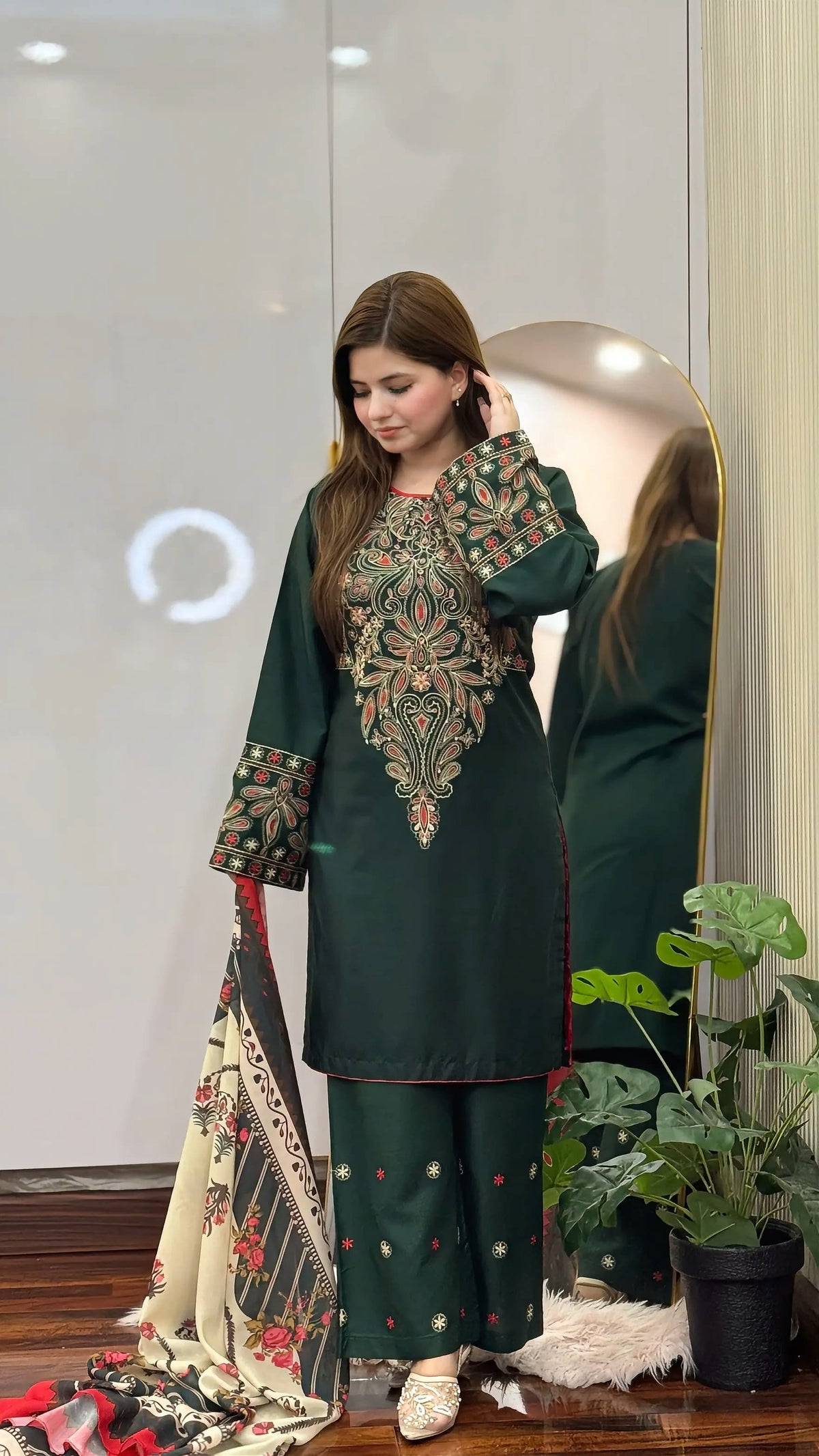 DINAR EMBROIDERY 3PC
