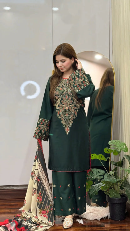 DINAR EMBROIDERY 3PC