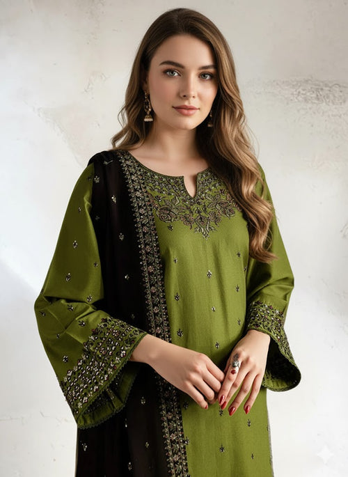 MAYAL EMBROIDERY 3PC