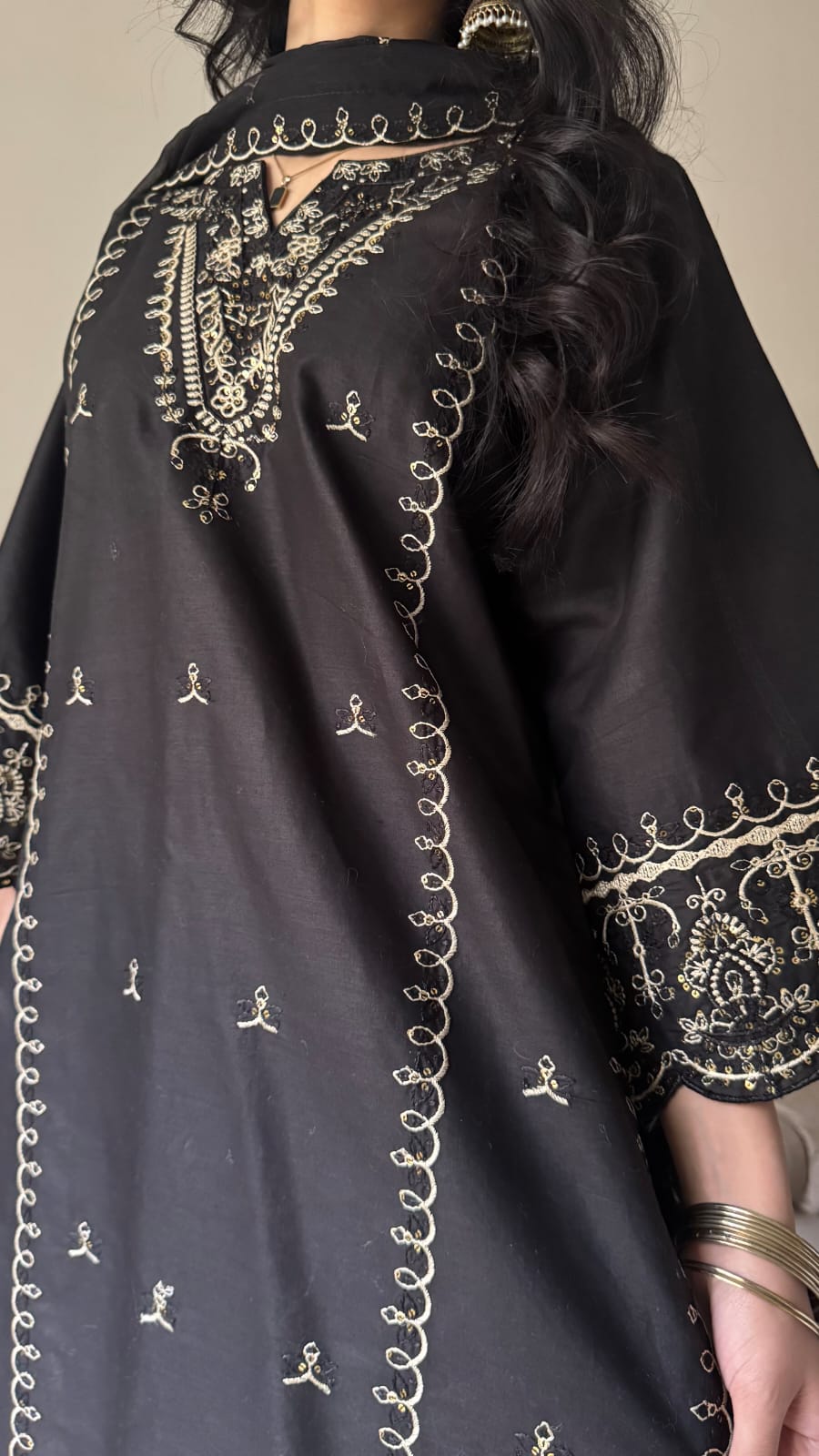 BAREEN EMBROIDERED 3PC