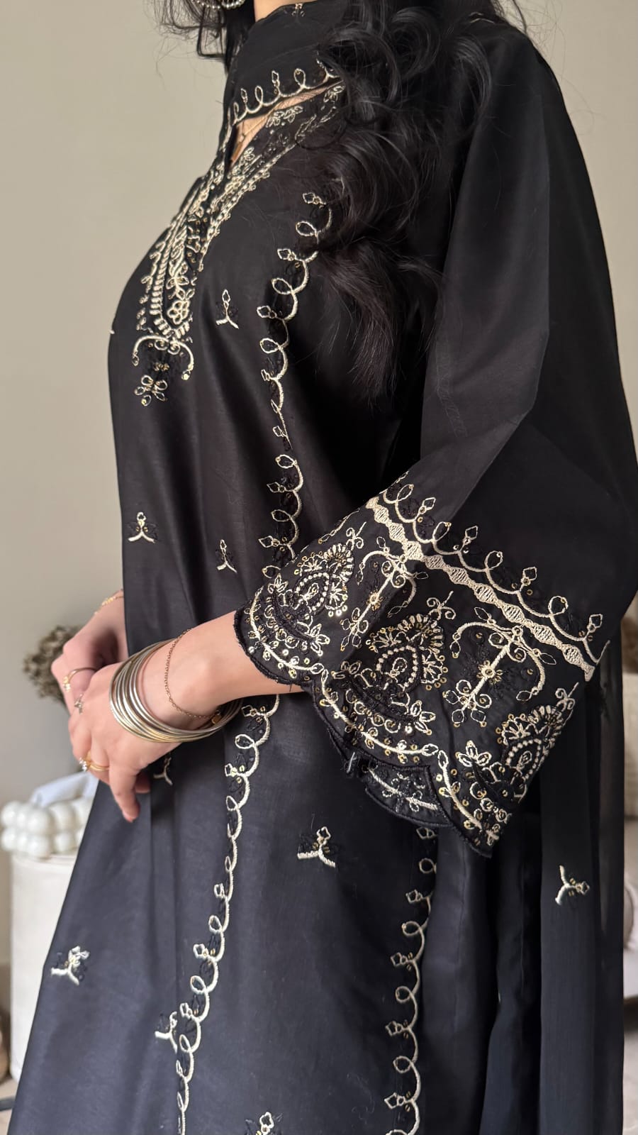 BAREEN EMBROIDERED 3PC