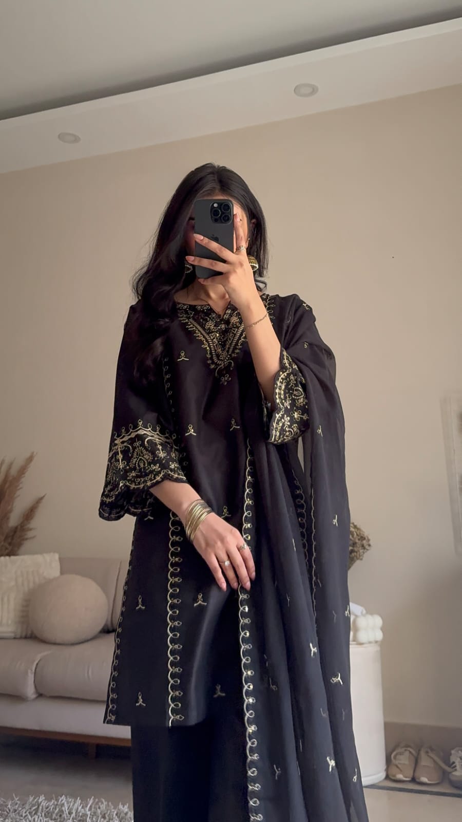 BAREEN EMBROIDERED 3PC