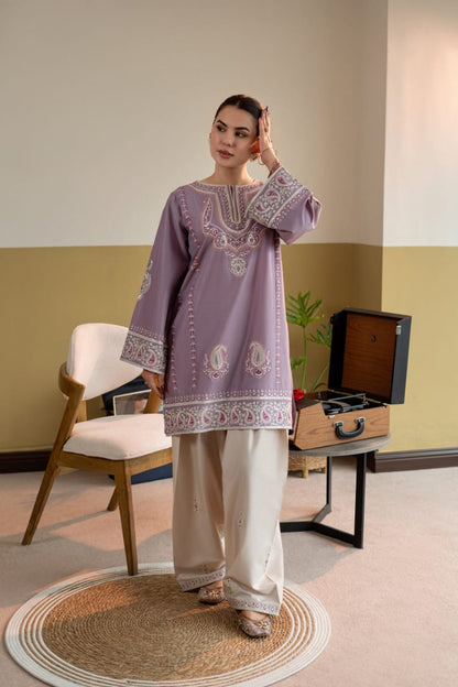 ZAHRA EMBROIDERY 2PC (FARSHI)