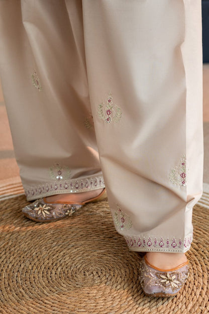 ZAHRA EMBROIDERY 2PC (FARSHI)