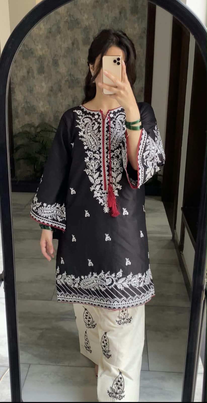 SAFEER EMBROIDERY 2PC (FARSHI)