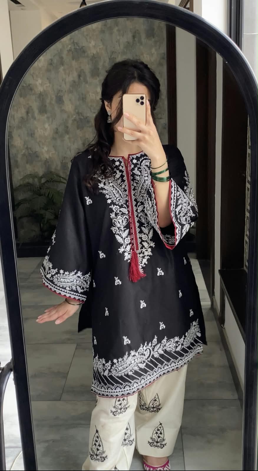 SAFEER EMBROIDERY 2PC (FARSHI)